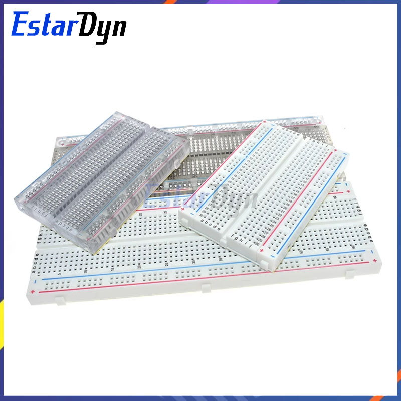 Breadboard 400 Point - Estardyn MB102 Lötfreies Steckbrett 830/400 Löcher