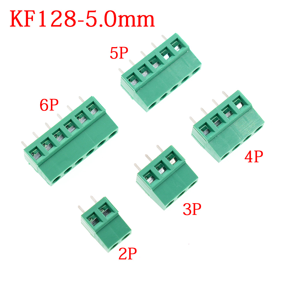 Screw Terminal Block - 10/50PCS KF128-5.0mm KF128 5,0 PCB Schraube
