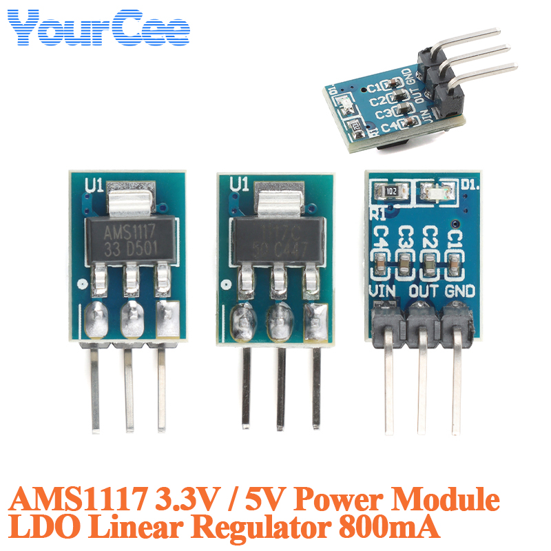 Ams1117 Module - 20 Stück/1 Stück AMS1117 3,3 V