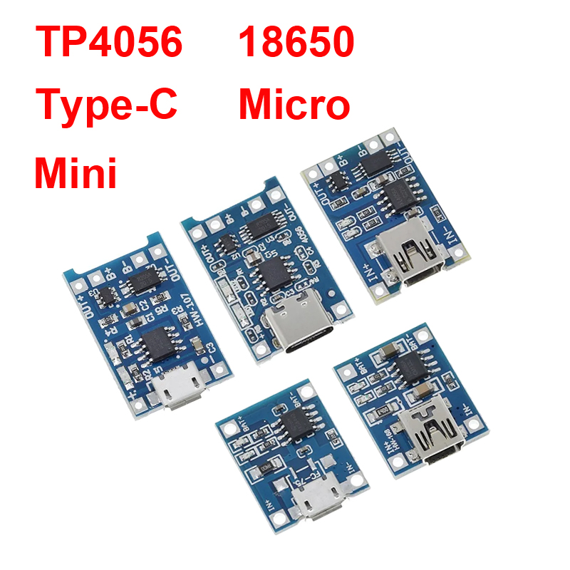 Tp4056 Module - 1/5PCS 5V 1A Micro/Typ-c/Mini 18650 TP4056