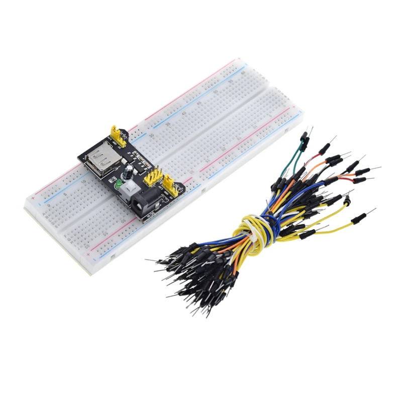 Breadboard 400 Point - MB-102 400 830 Löcher Steckbrett Strommodul+65