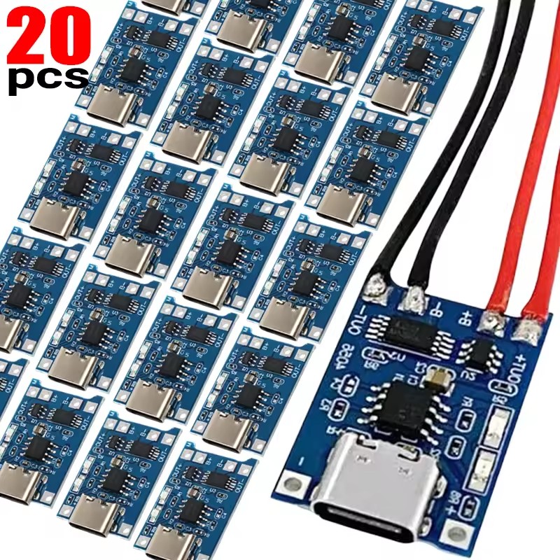 Li Ion Charger Module - 1-20 Stück Typ-C/Micro/Mini USB 5V 1A