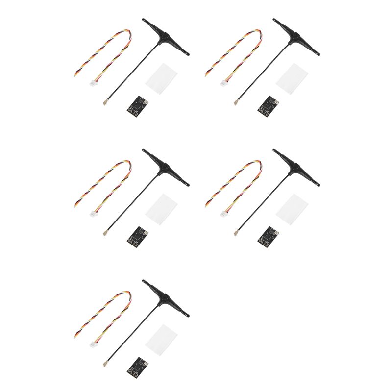 Antenna 2.4Ghz - 5X ELRS 2,4-GHz-NANO-Empfänger mit T-Typ-Antenne, FPV-Firmware