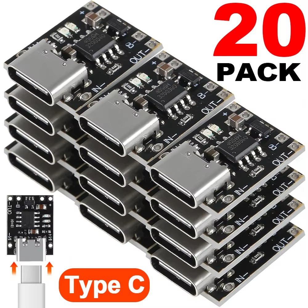 Li Ion Charger Module - 1-20 Stück TP4056 3,7V Lithium-Akku Lade-