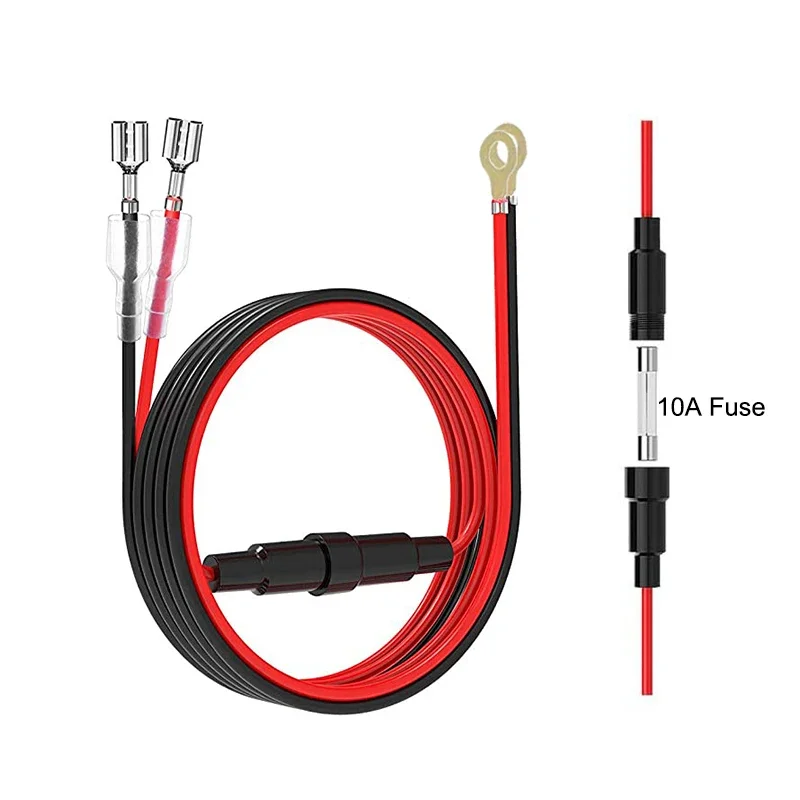 Ipex Connector - USB-Ladegerät-Buchsenkabel, 60 cm, Zigarettenanzünder-Kabelbaum-Anschlusskabel mit 10