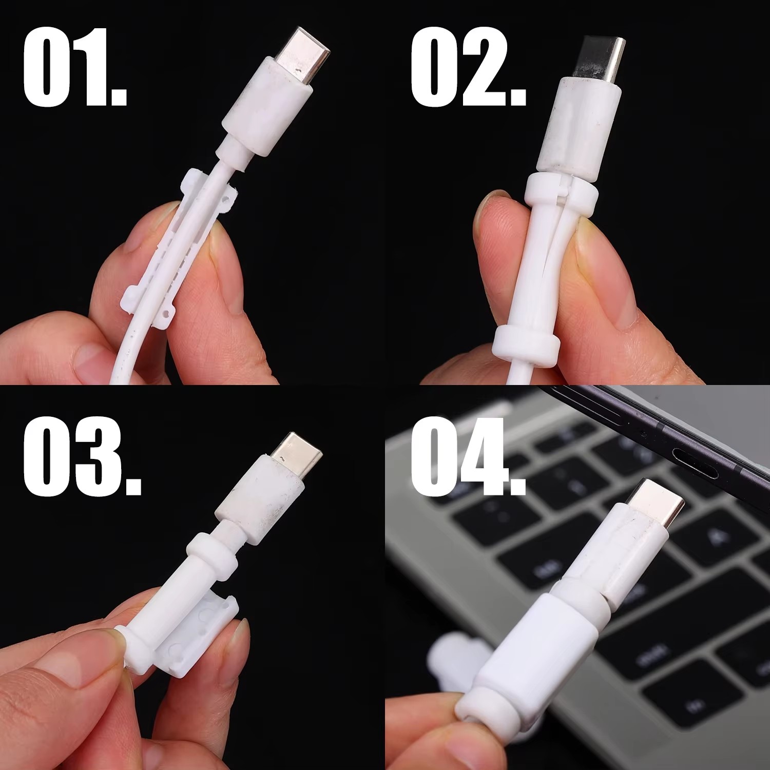 Anti-Break-Kabelschutz aus wei – Micro Usb Cable Bewertung und Preis
