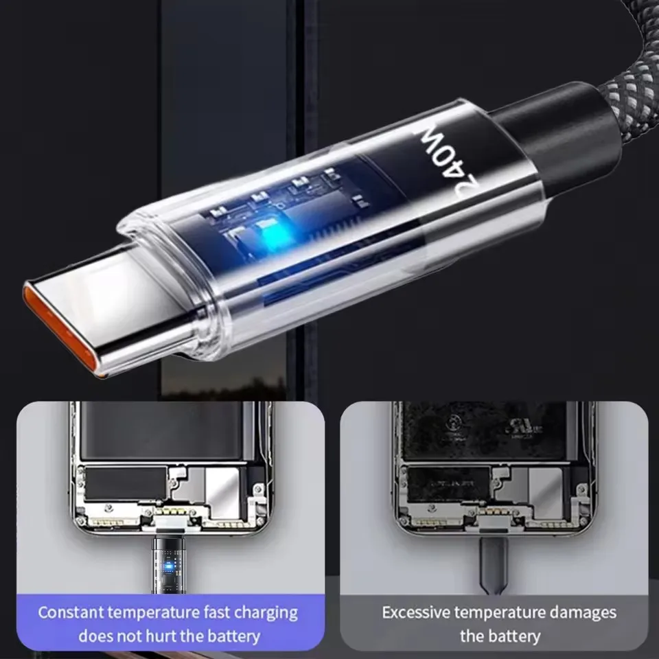 240W Nylon USB Typ C Superschn – Usb C Cable Bewertung und Preis